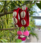 RED COWRIE BANGLE HANDMADEAHOLIC BY MISHKA