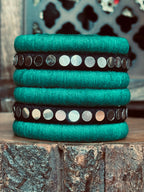 GREEN TIKKA BANGLES HANDMADEAHOLIC BY MISHKA