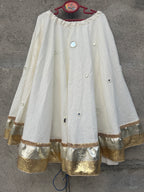 OFF WHITE MIRROR KIDS SKIRT - handmadeaholicmishka
