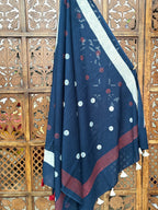 HANDBLOCK PRINTED COTTON AJRAKH DUPATTA