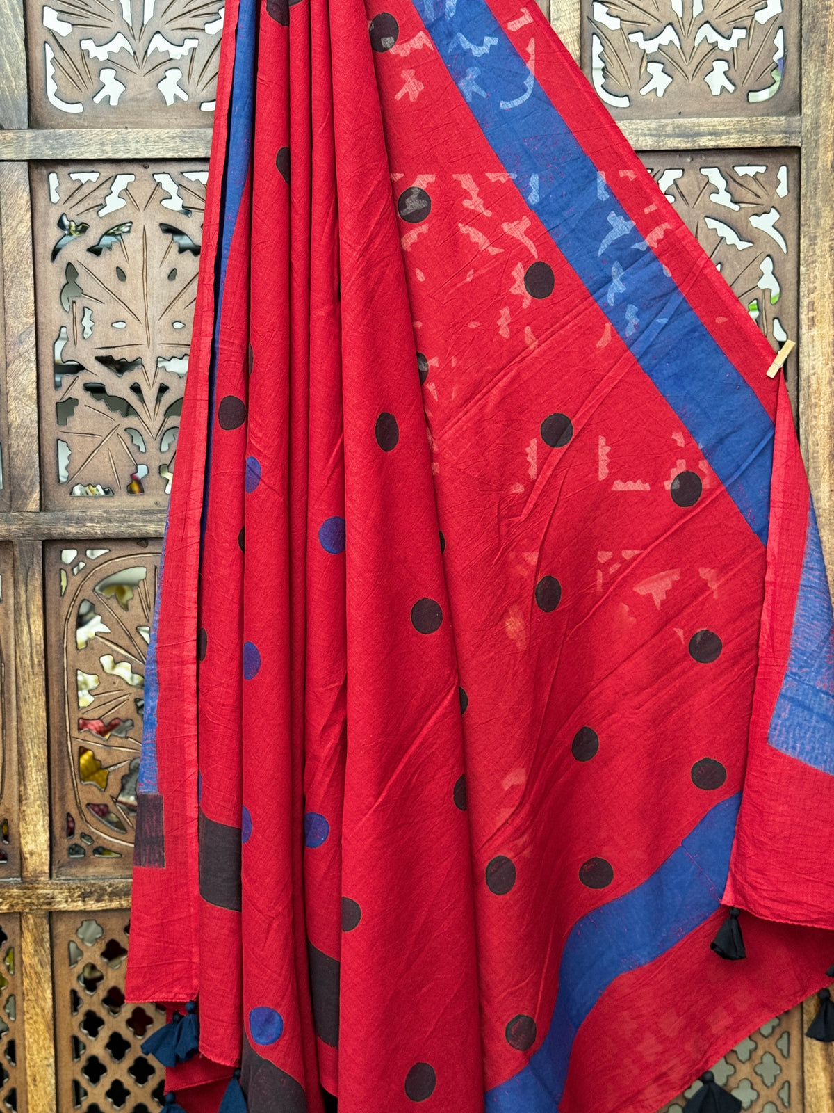 HANDBLOCK PRINTED COTTON AJRAKH DUPATTA