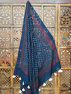 HANDBLOCK PRINTED COTTON AJRAKH DUPATTA