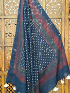 HANDBLOCK PRINTED COTTON AJRAKH DUPATTA