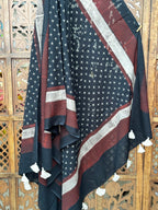 HANDBLOCK PRINTED COTTON AJRAKH DUPATTA