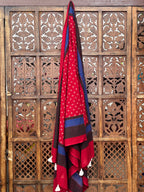 HANDBLOCK PRINTED COTTON AJRAKH DUPATTA