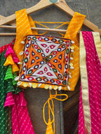 LAHERIYA KIDS CHOLI HANDMADEAHOLIC BY MISHKA