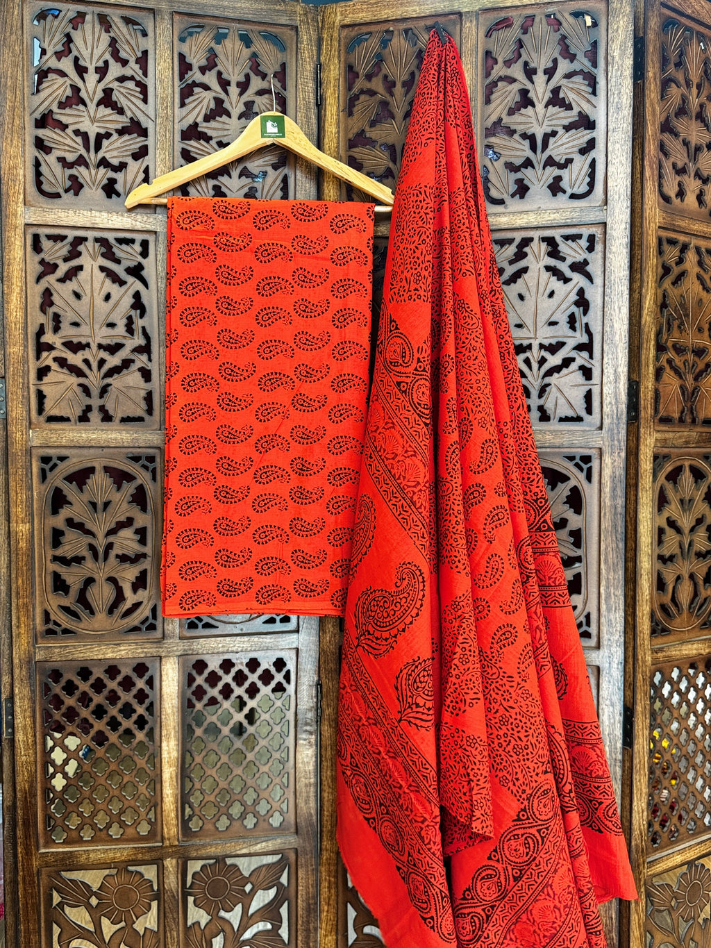 Bagh Handblock Cotton Suit