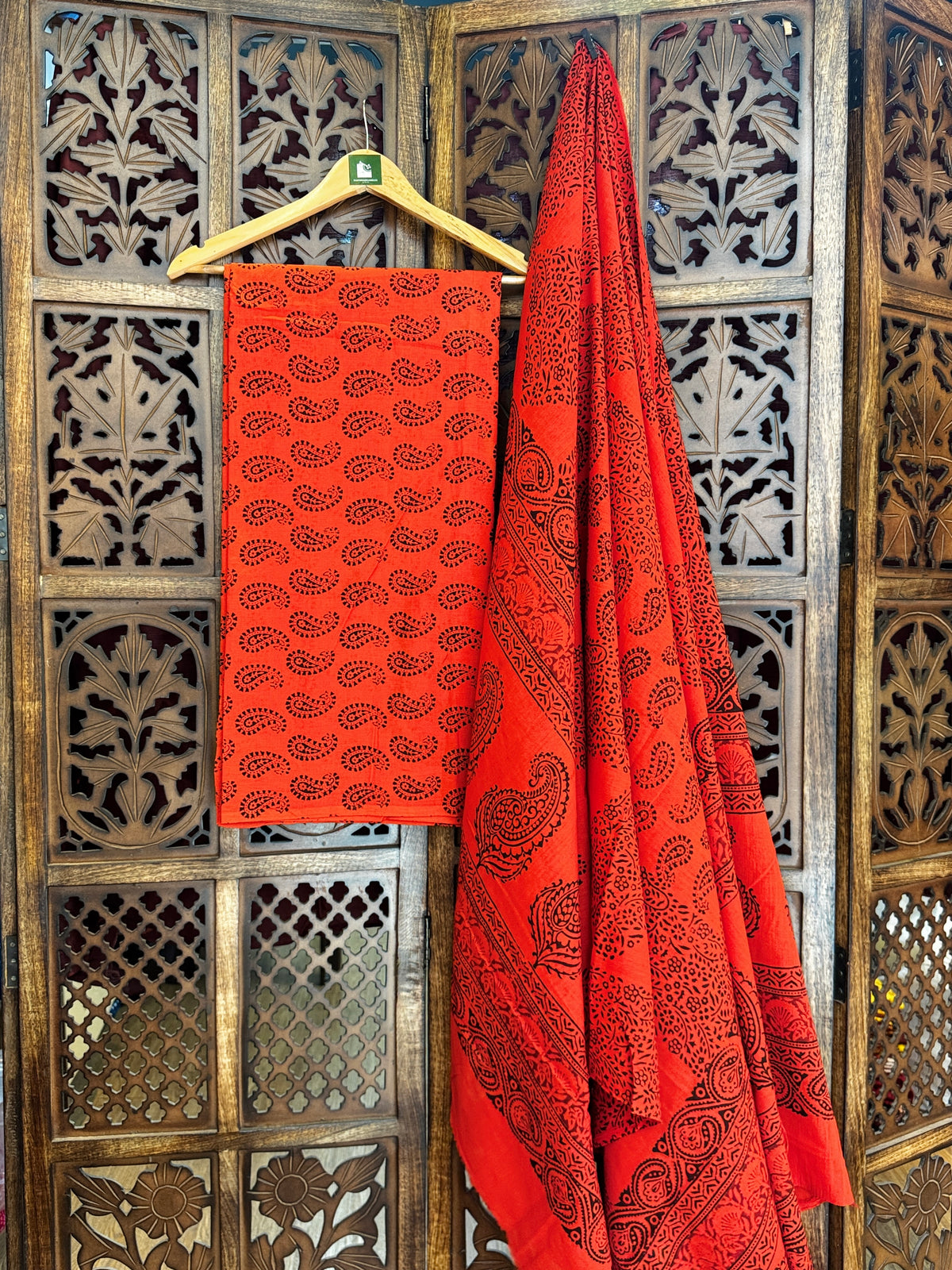 Bagh Handblock Cotton Suit