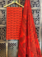 Bagh Handblock Cotton Suit