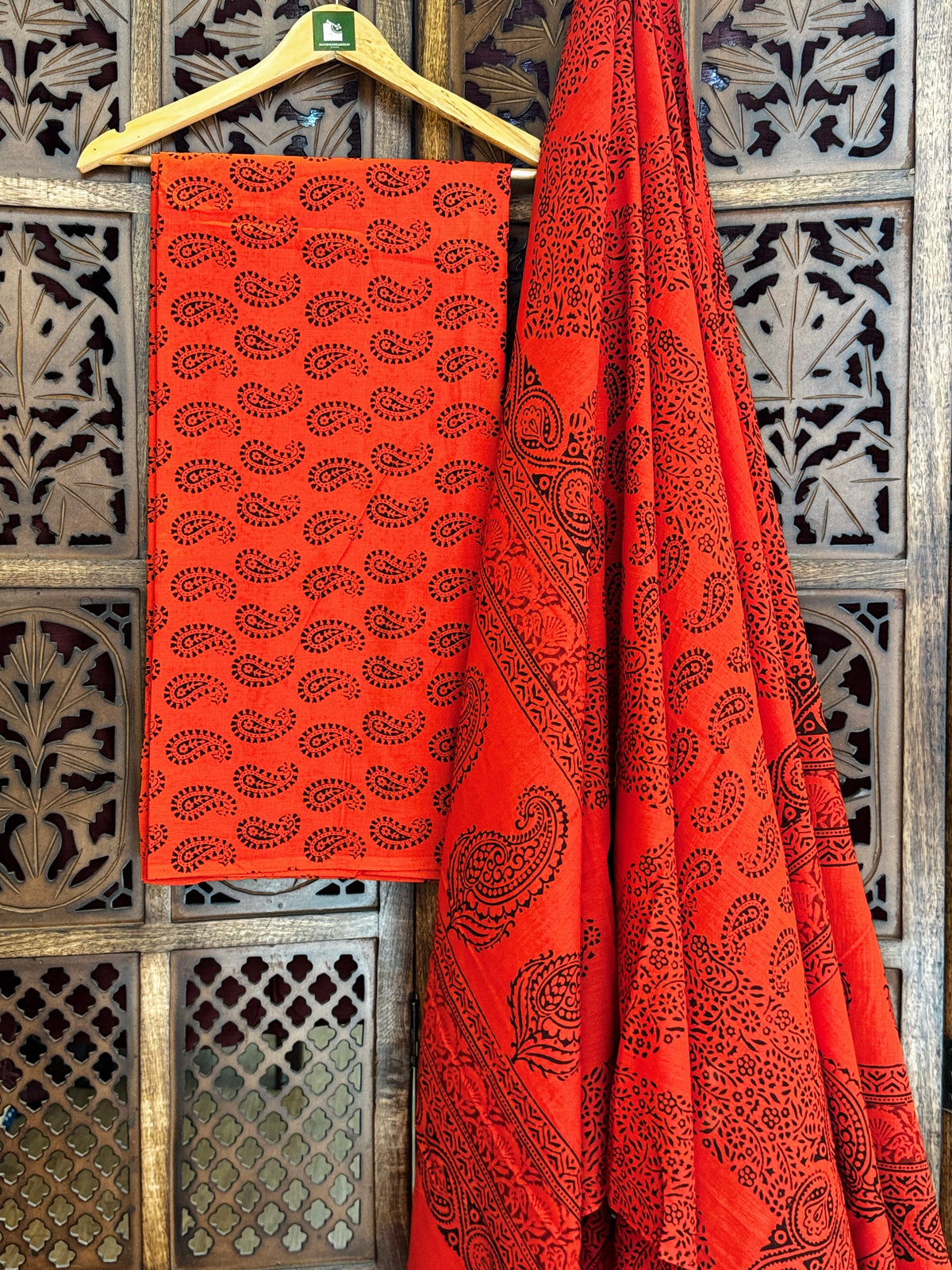 Bagh Handblock Cotton Suit