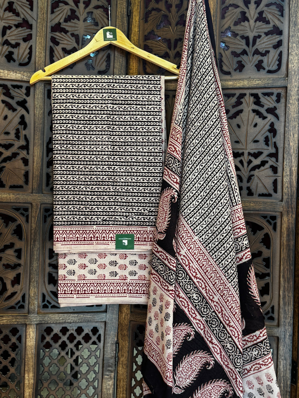 Bagh Handblock Cotton Suit