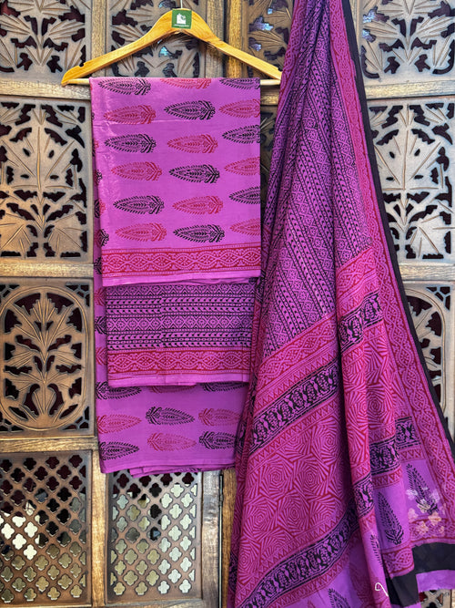 Bagh Handblock Cotton Suit