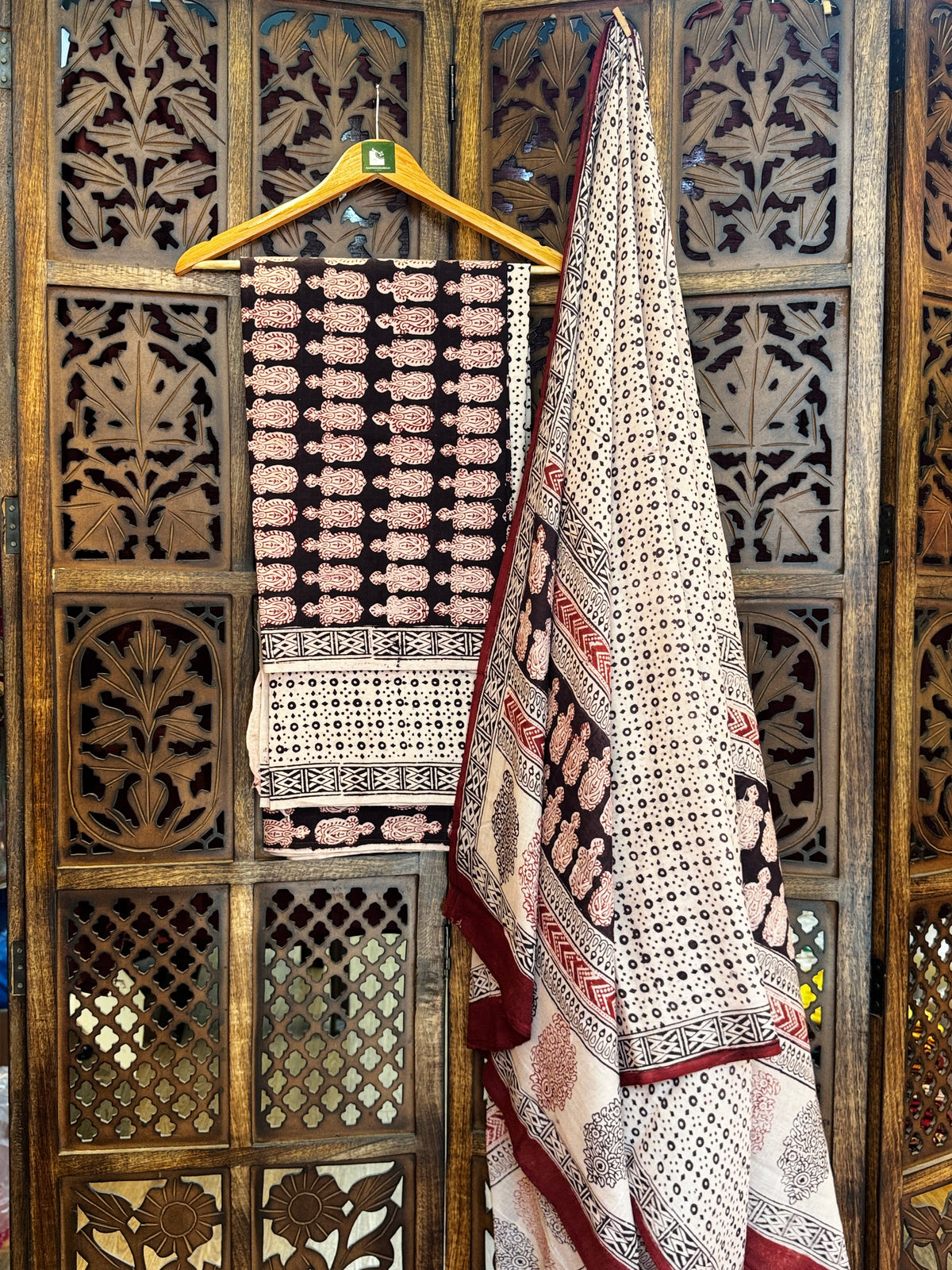 Bagh Handblock Cotton Suit