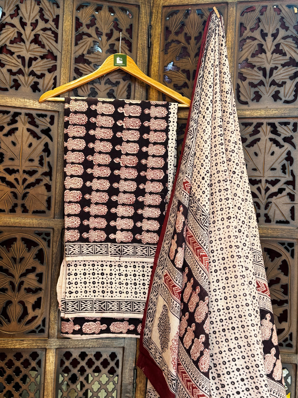 Bagh Handblock Cotton Suit