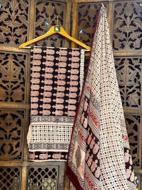 Bagh Handblock Cotton Suit