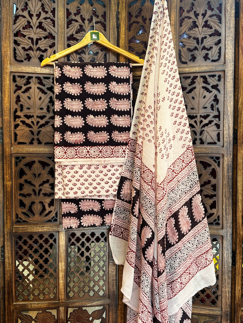 Bagh Handblock Cotton Suit