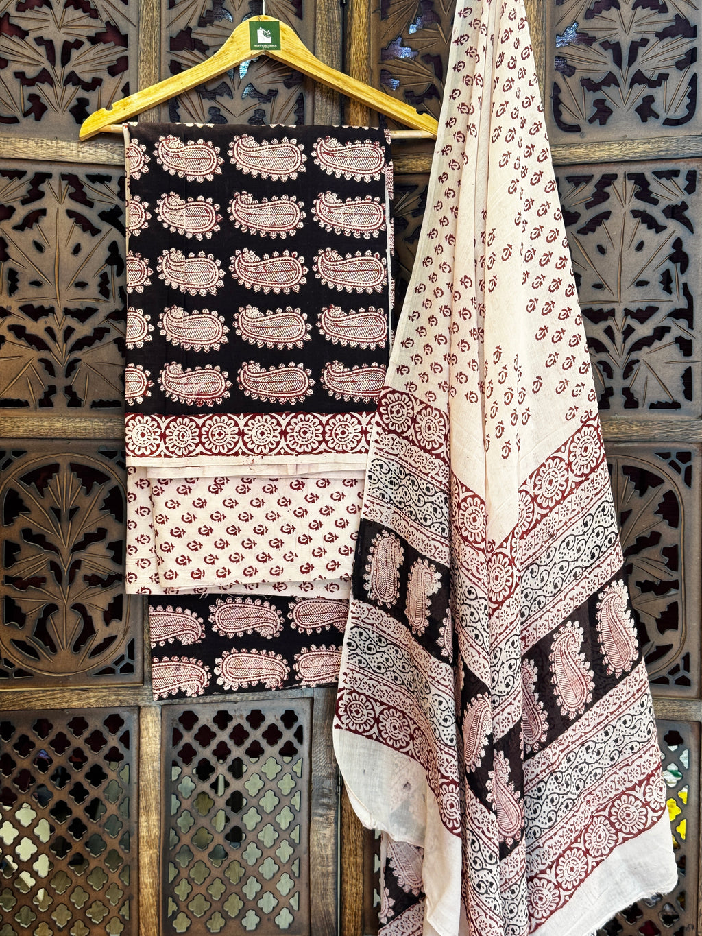 Bagh Handblock Cotton Suit