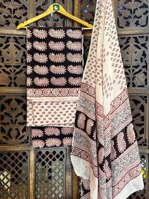 Bagh Handblock Cotton Suit