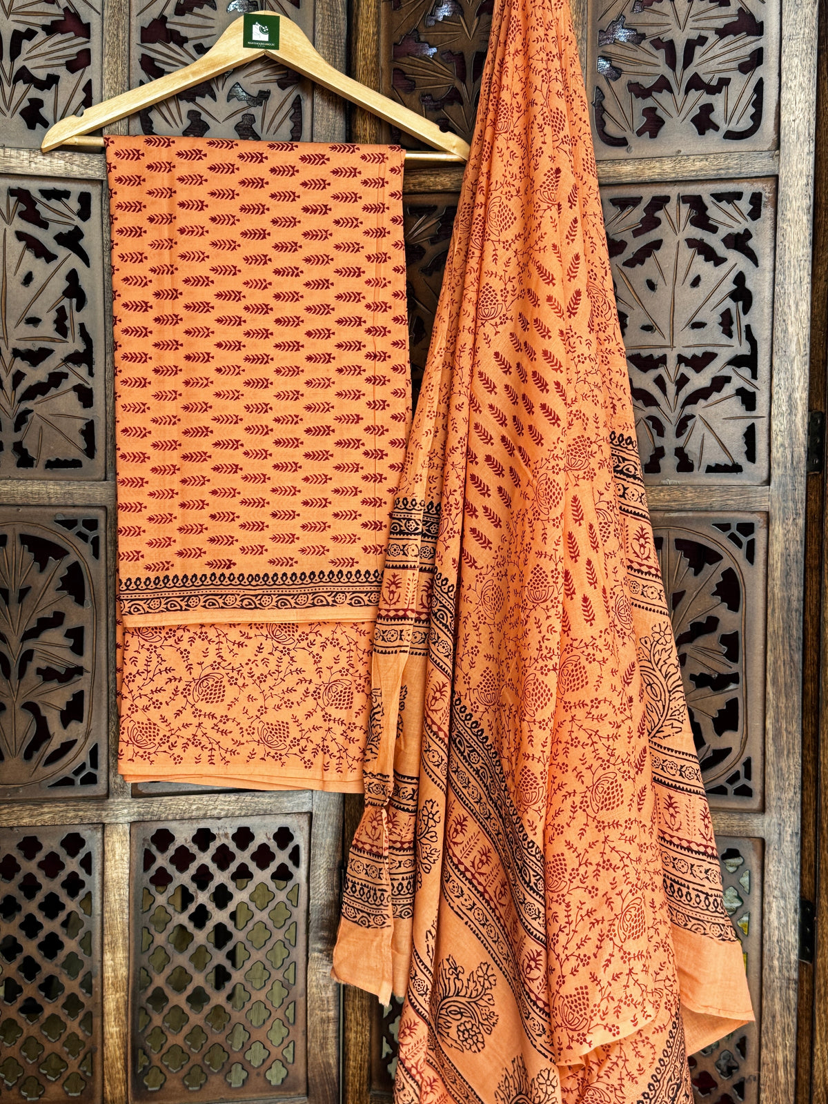 Bagh Handblock Cotton Suit