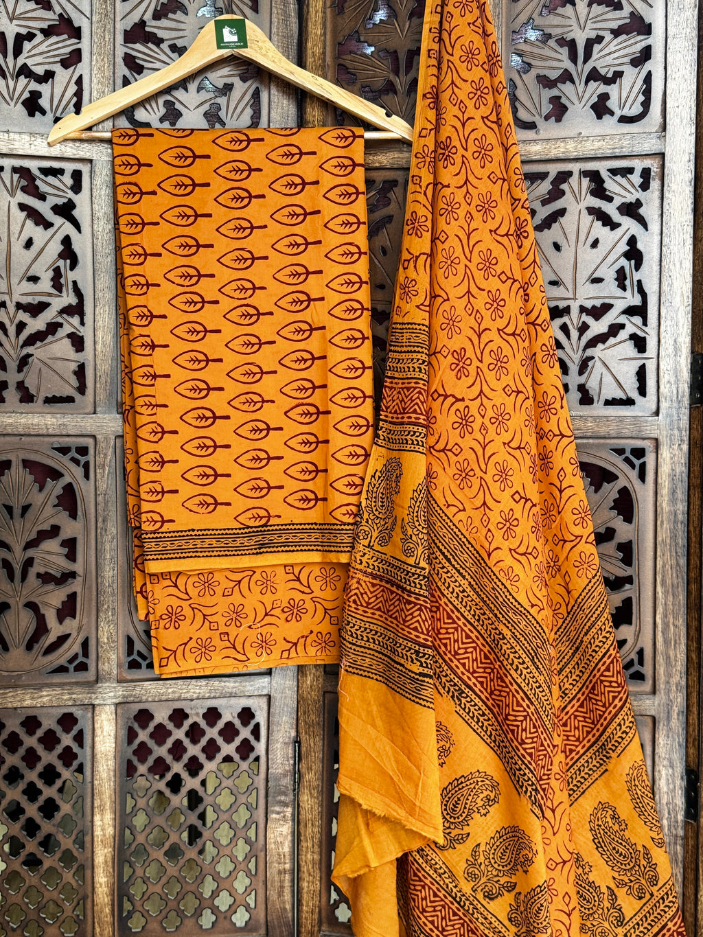 Bagh Handblock Cotton Suit