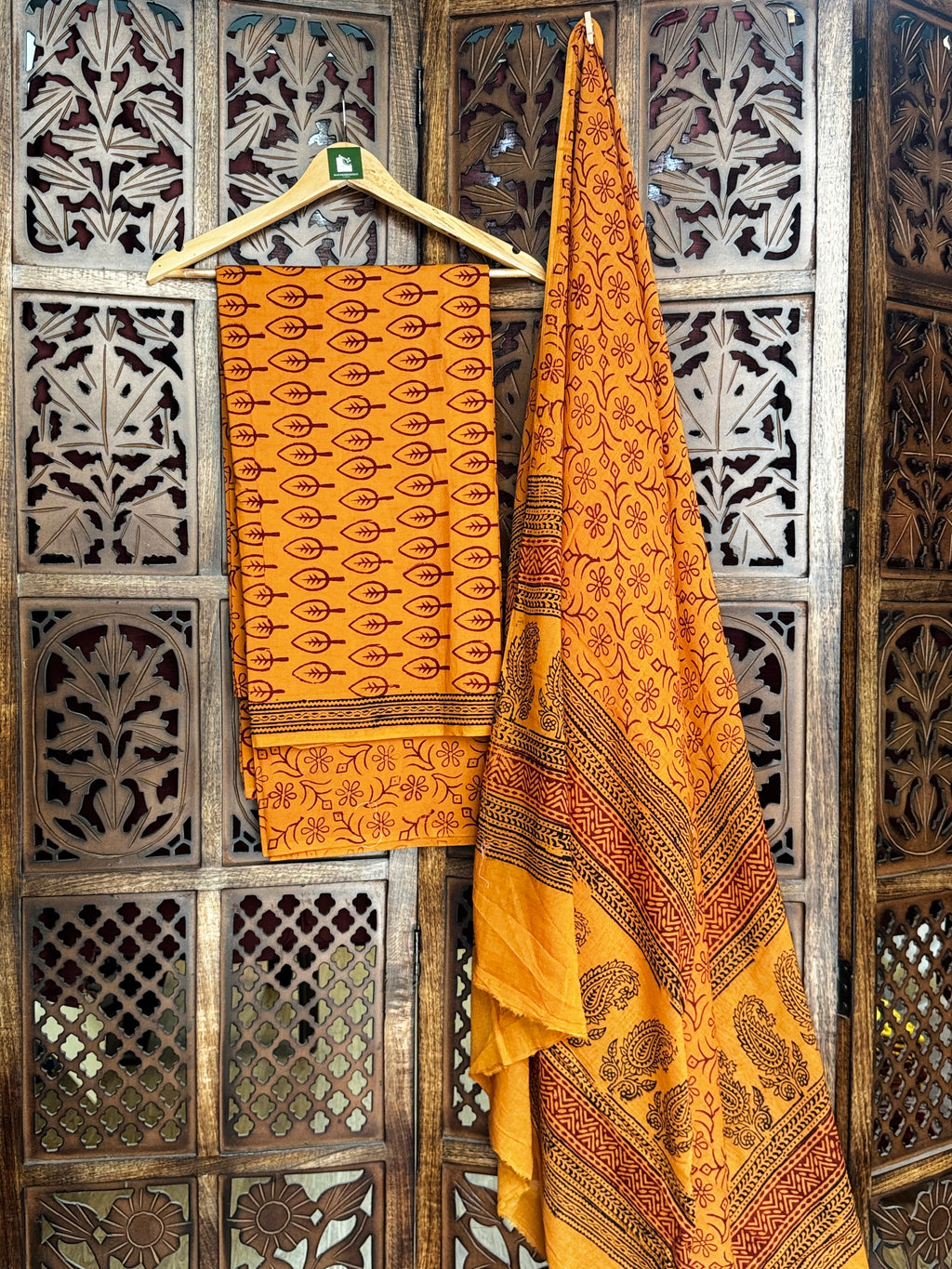 Bagh Handblock Cotton Suit