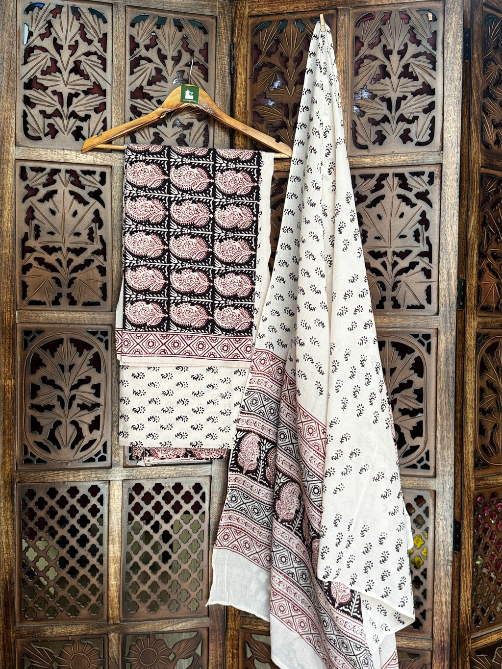 Bagh Handblock Cotton Suit