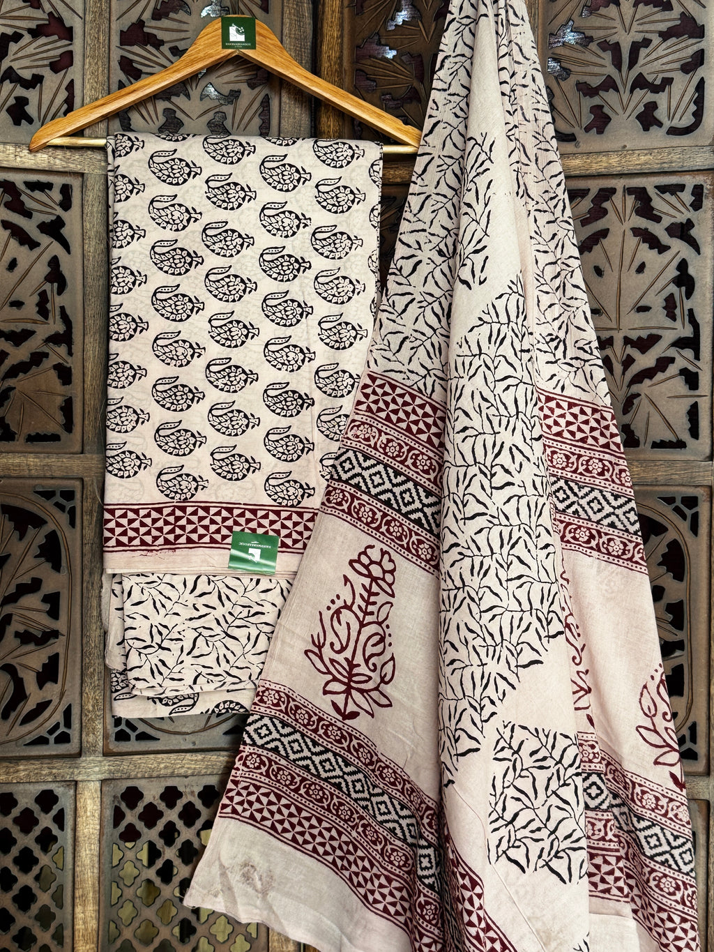 Bagh Handblock Cotton Suit
