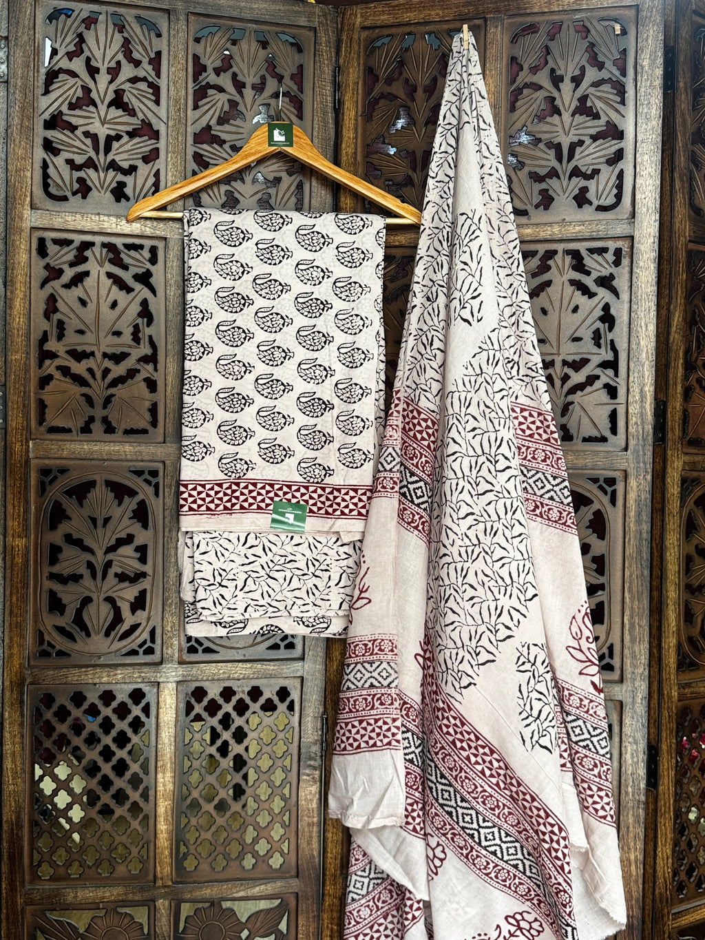 Bagh Handblock Cotton Suit