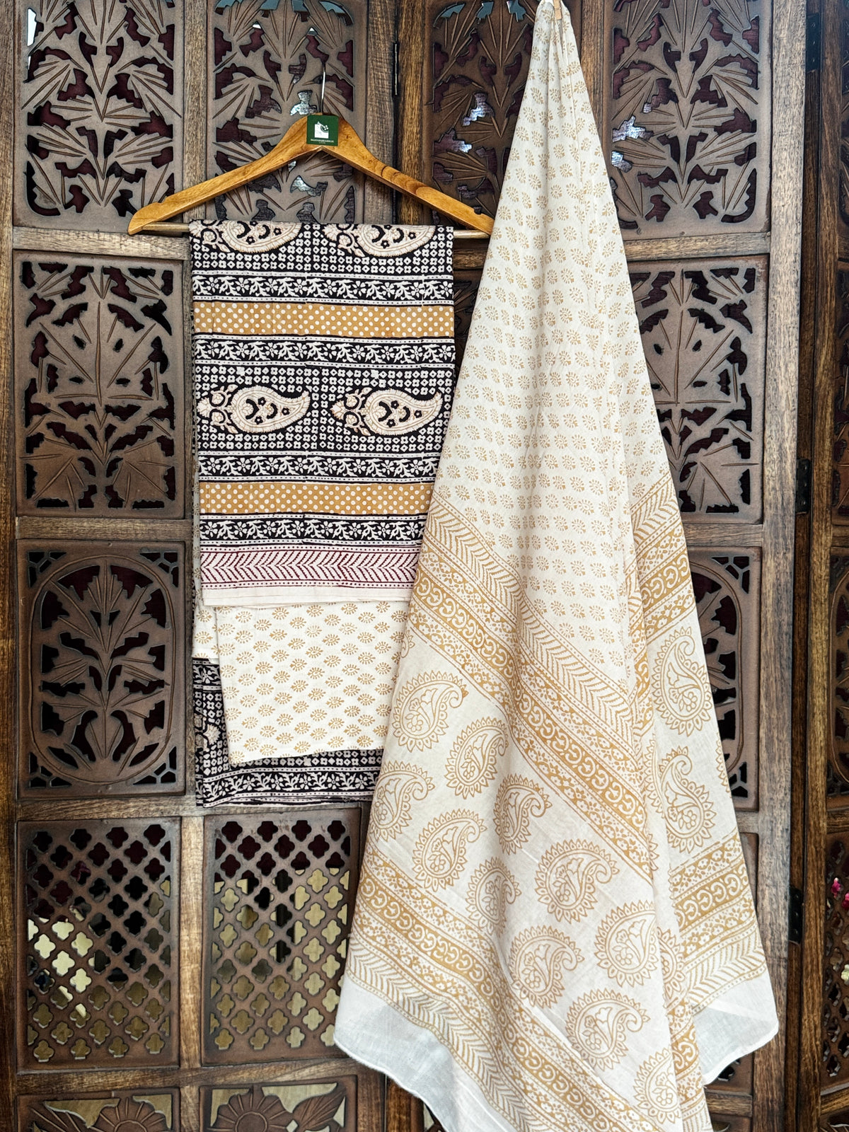 Bagh Handblock Cotton Suit
