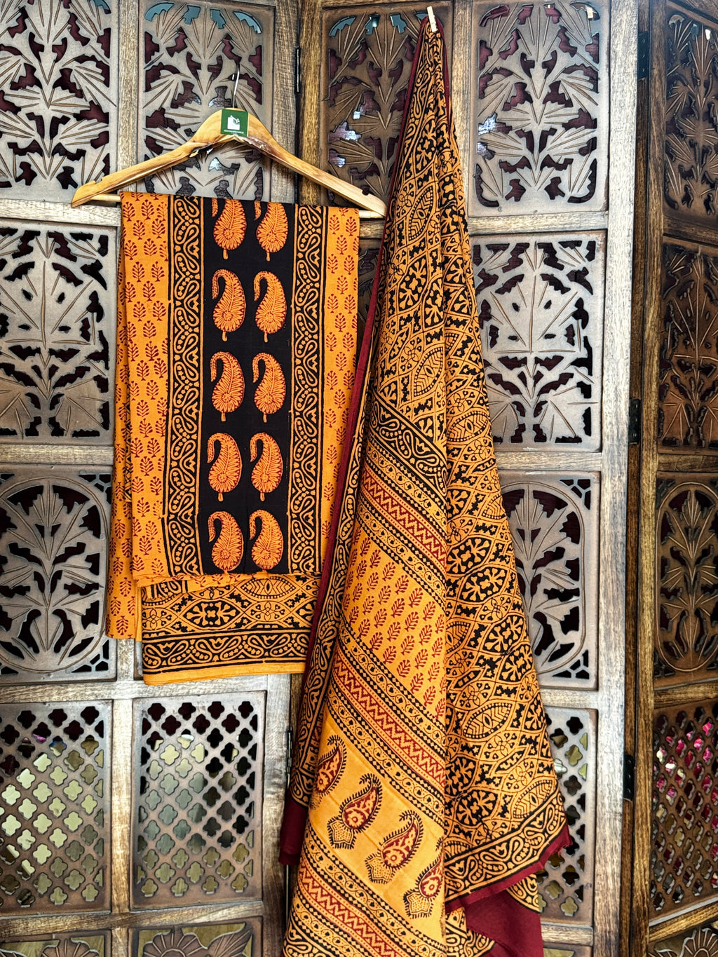Bagh Handblock Cotton Suit