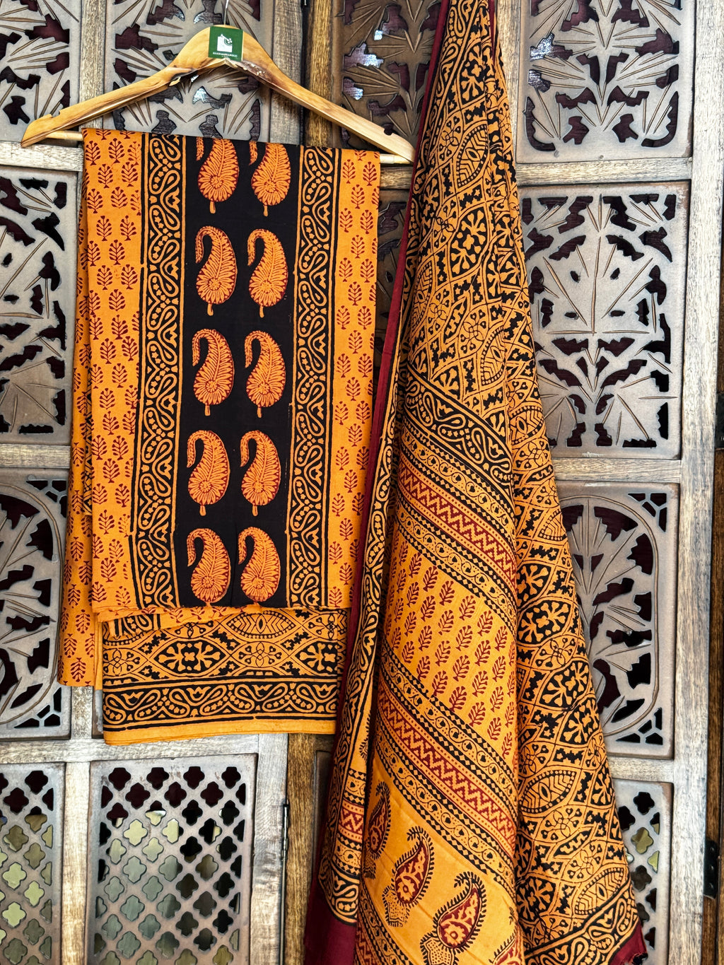 Bagh Handblock Cotton Suit