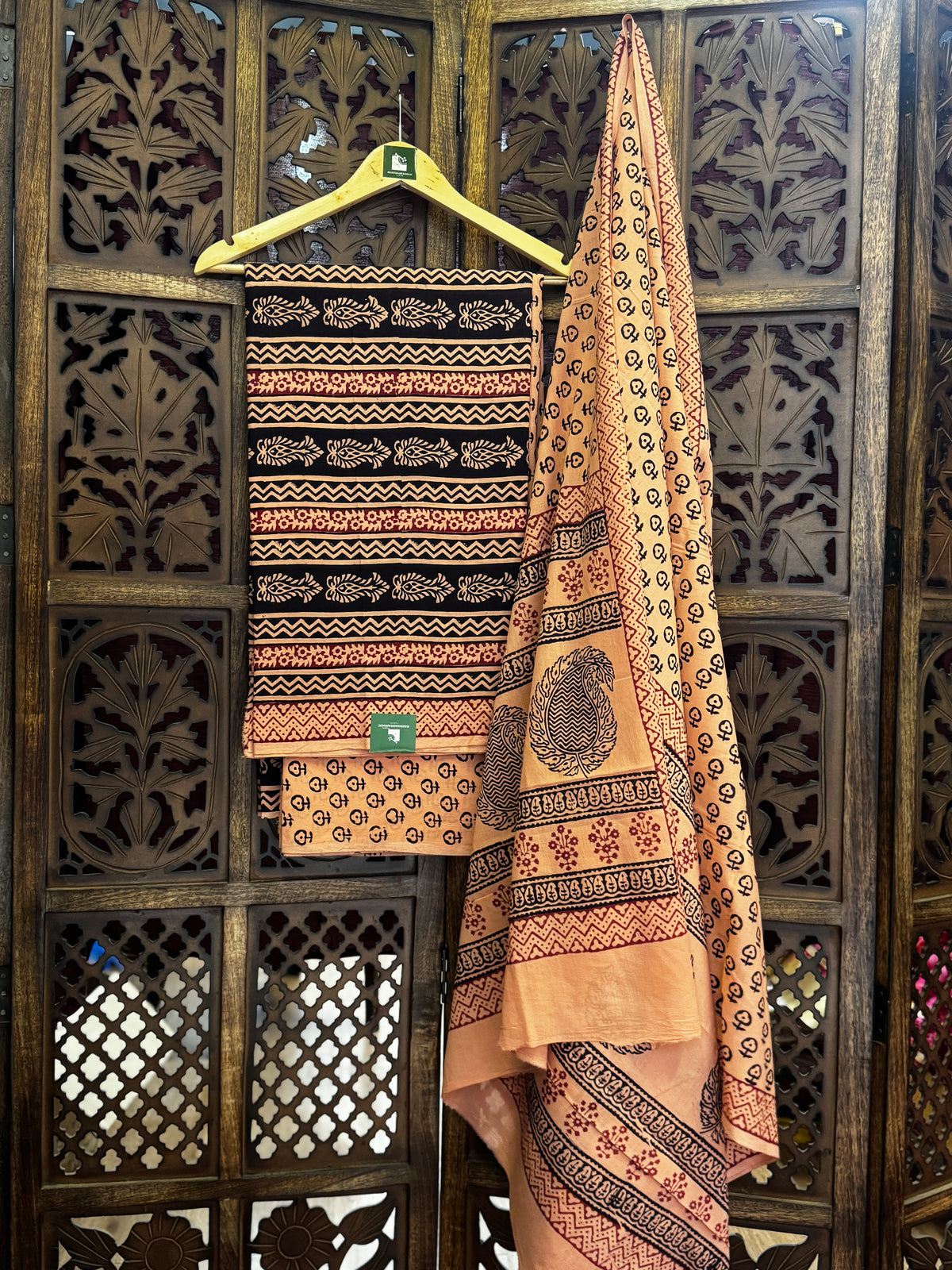 Bagh Handblock Cotton Suit