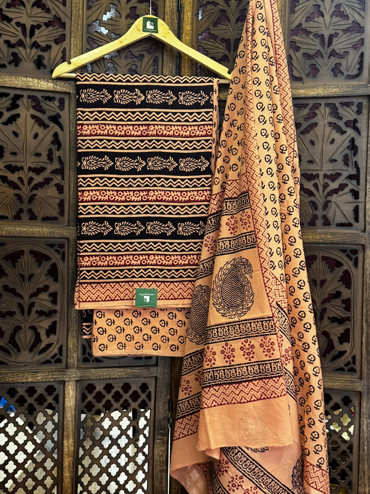 Bagh Handblock Cotton Suit