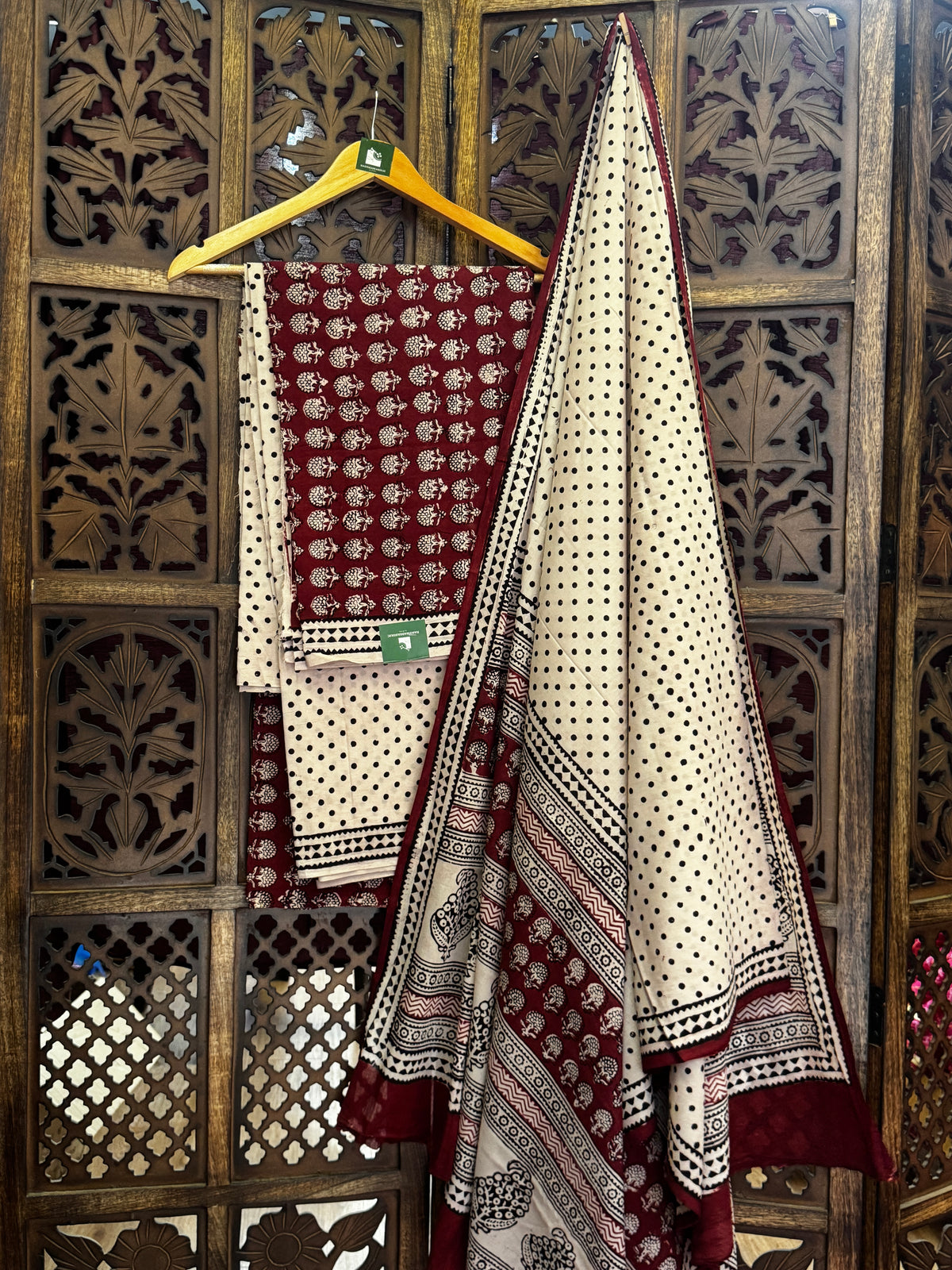 Bagh Handblock Cotton Suit