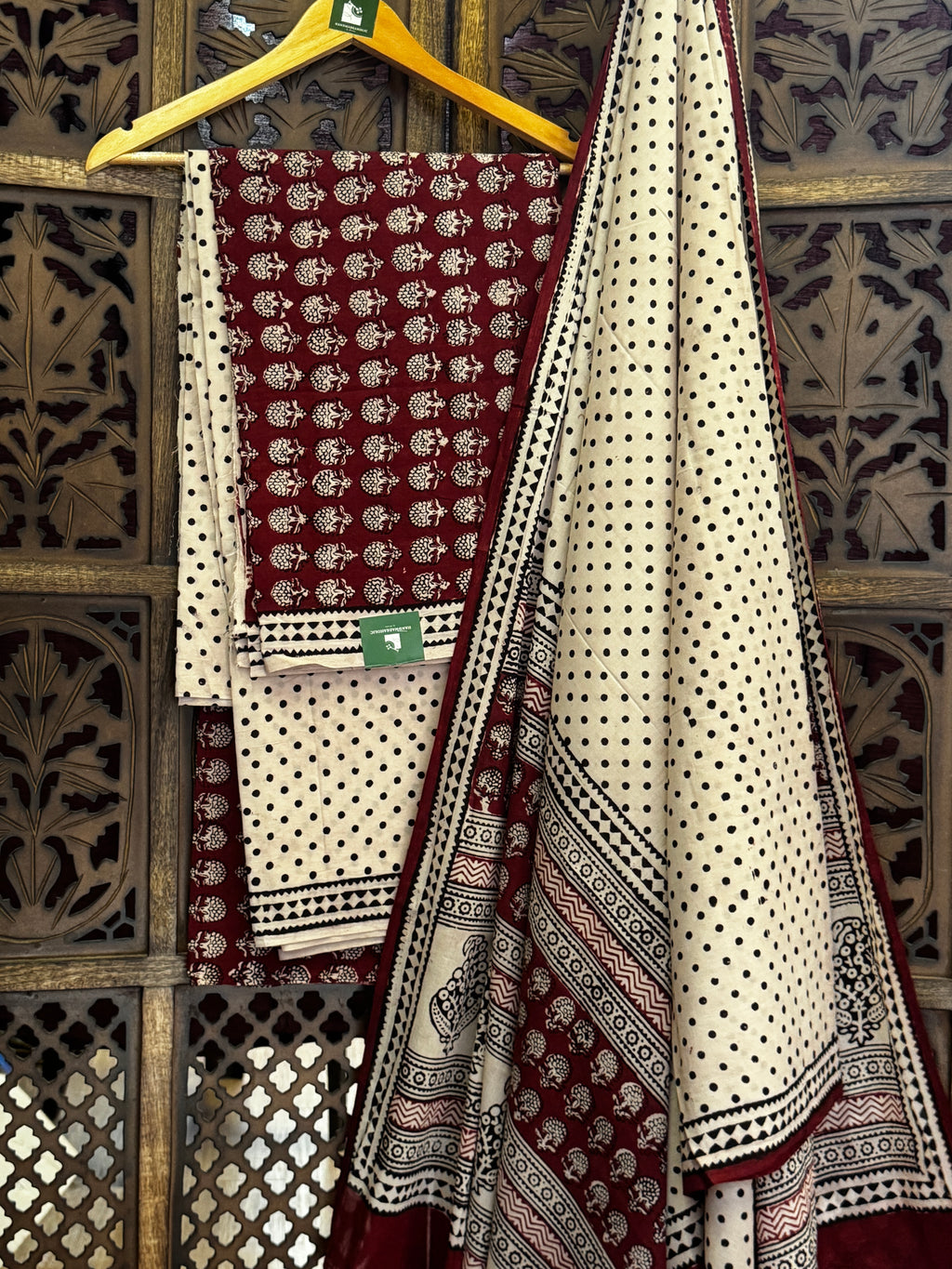 Bagh Handblock Cotton Suit