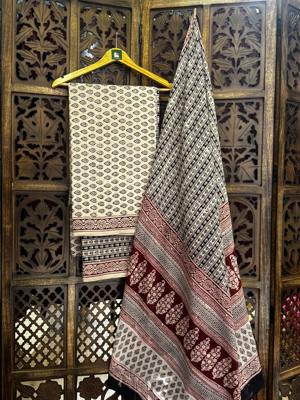 Bagh Handblock Cotton Suit