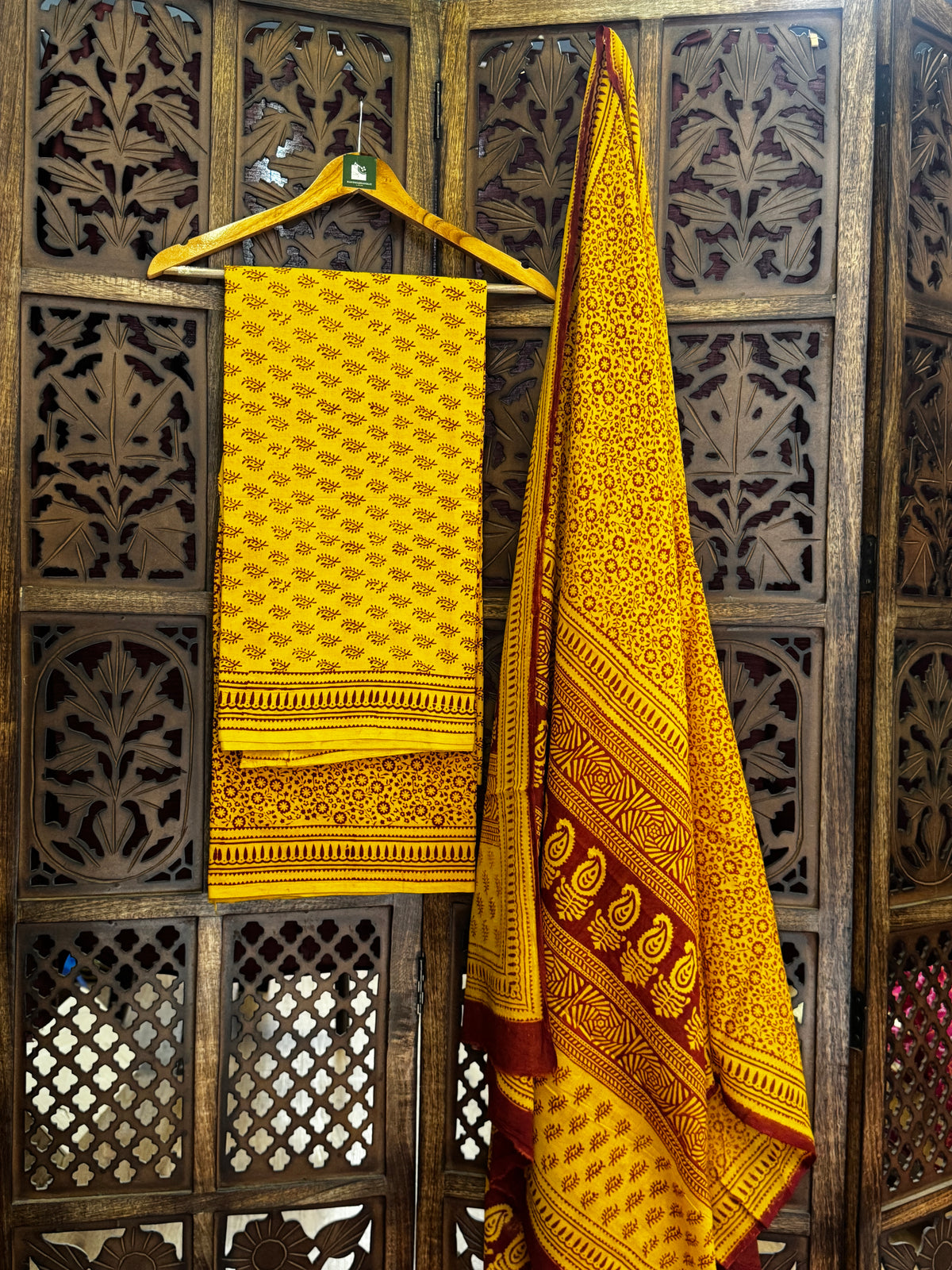 Bagh Handblock Cotton Suit