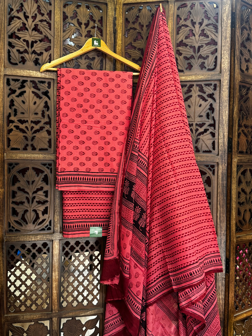 Bagh Handblock Cotton Suit