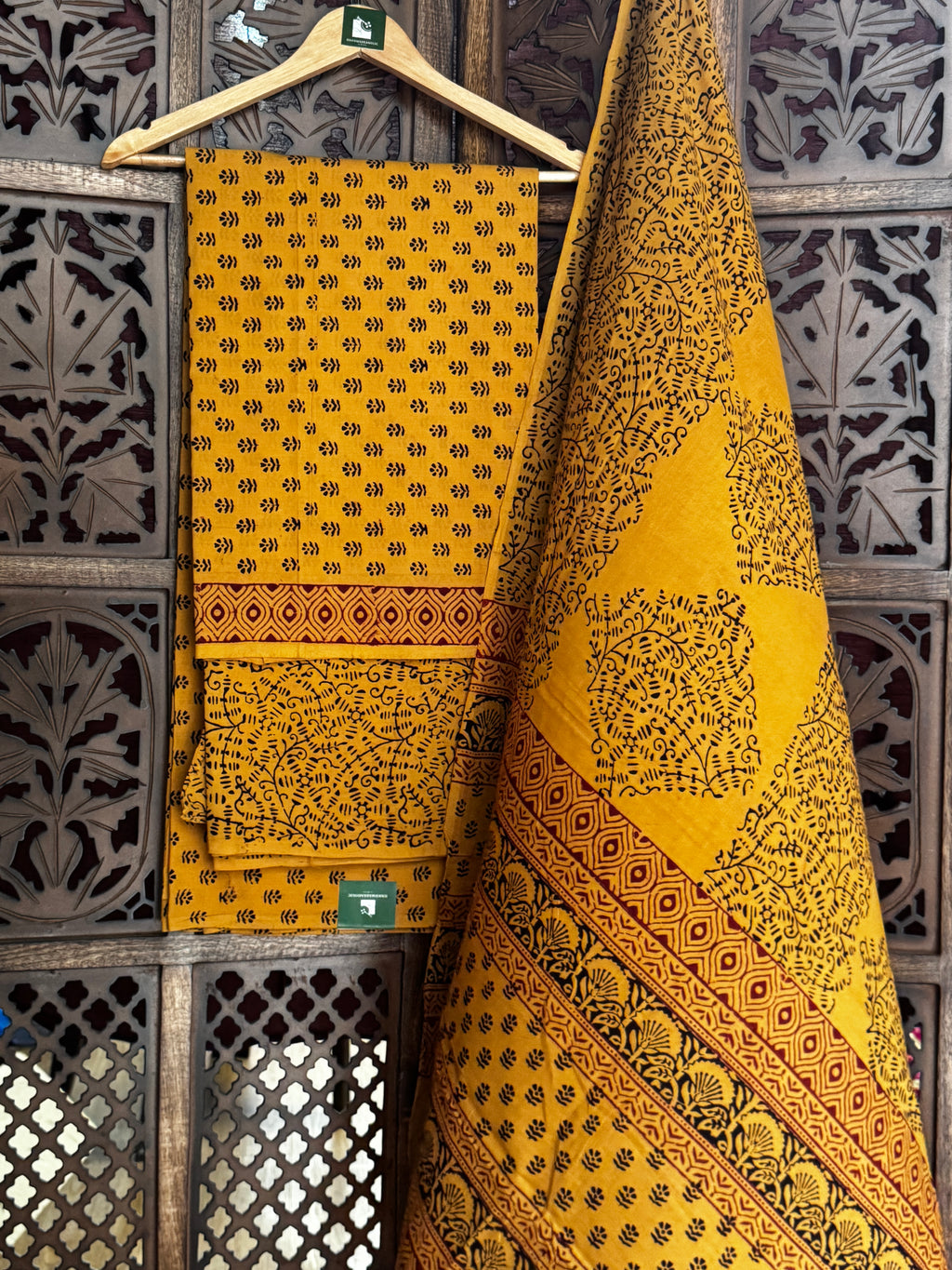 Bagh Handblock Cotton Suit