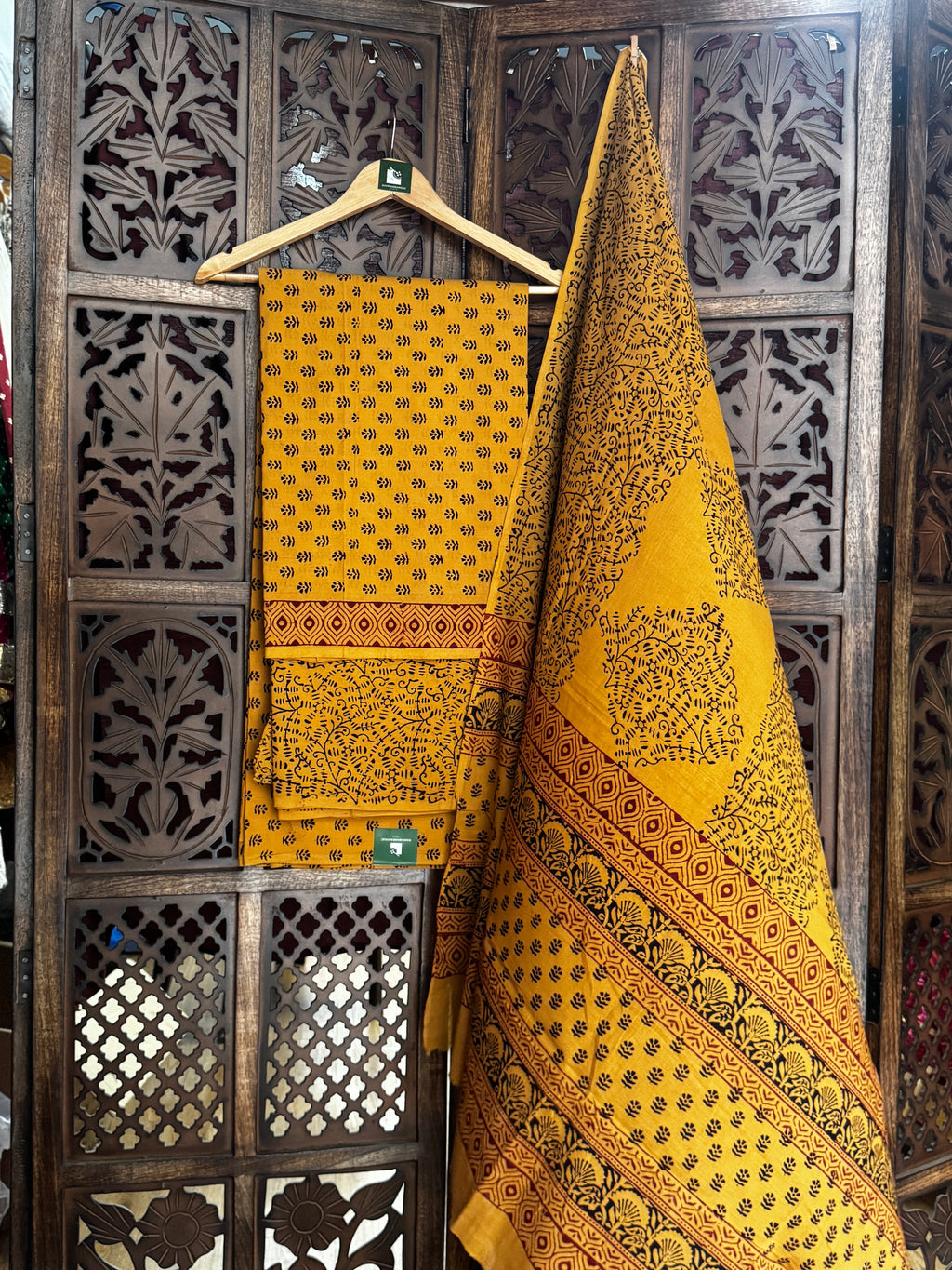 Bagh Handblock Cotton Suit