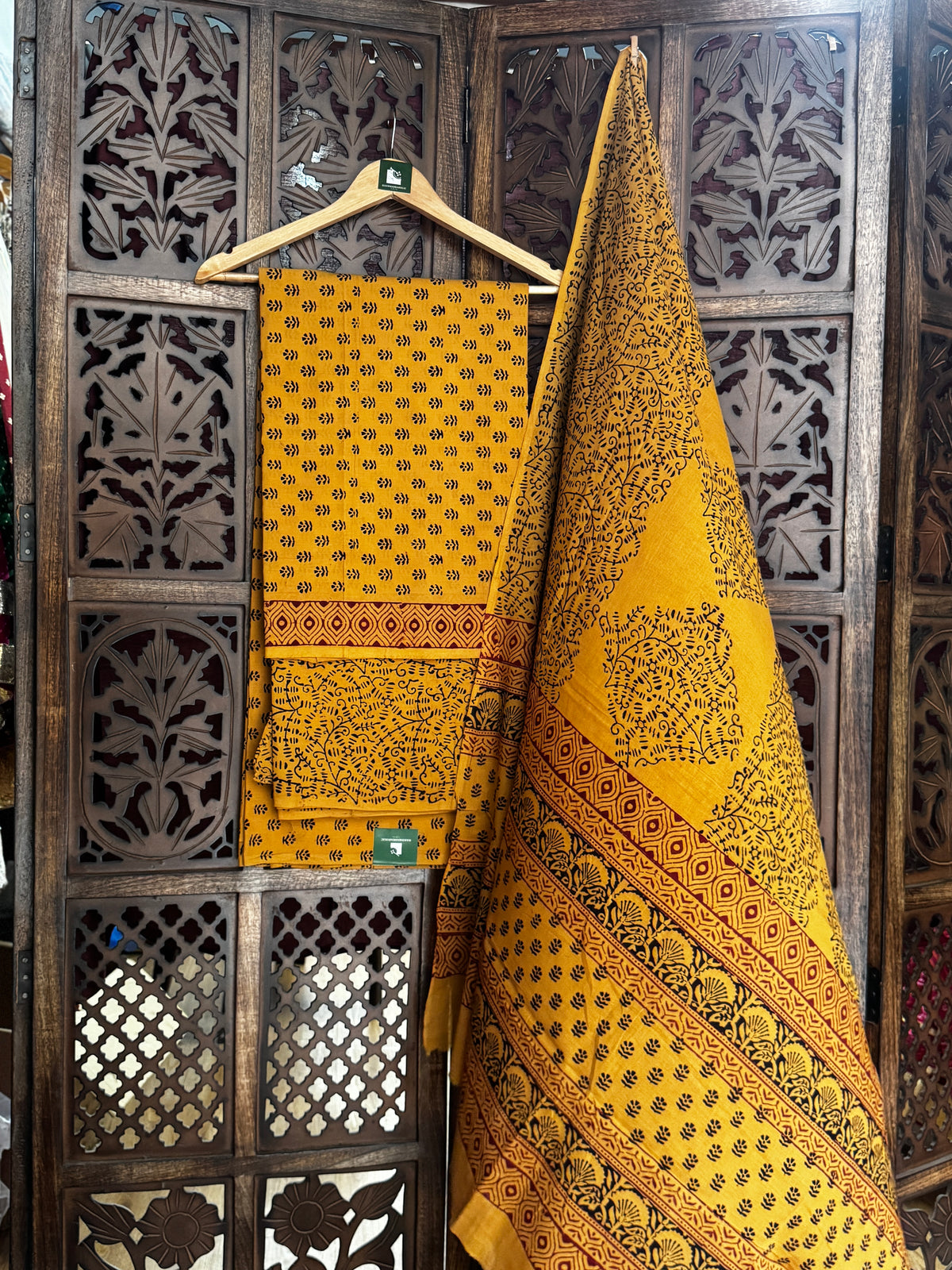Bagh Handblock Cotton Suit