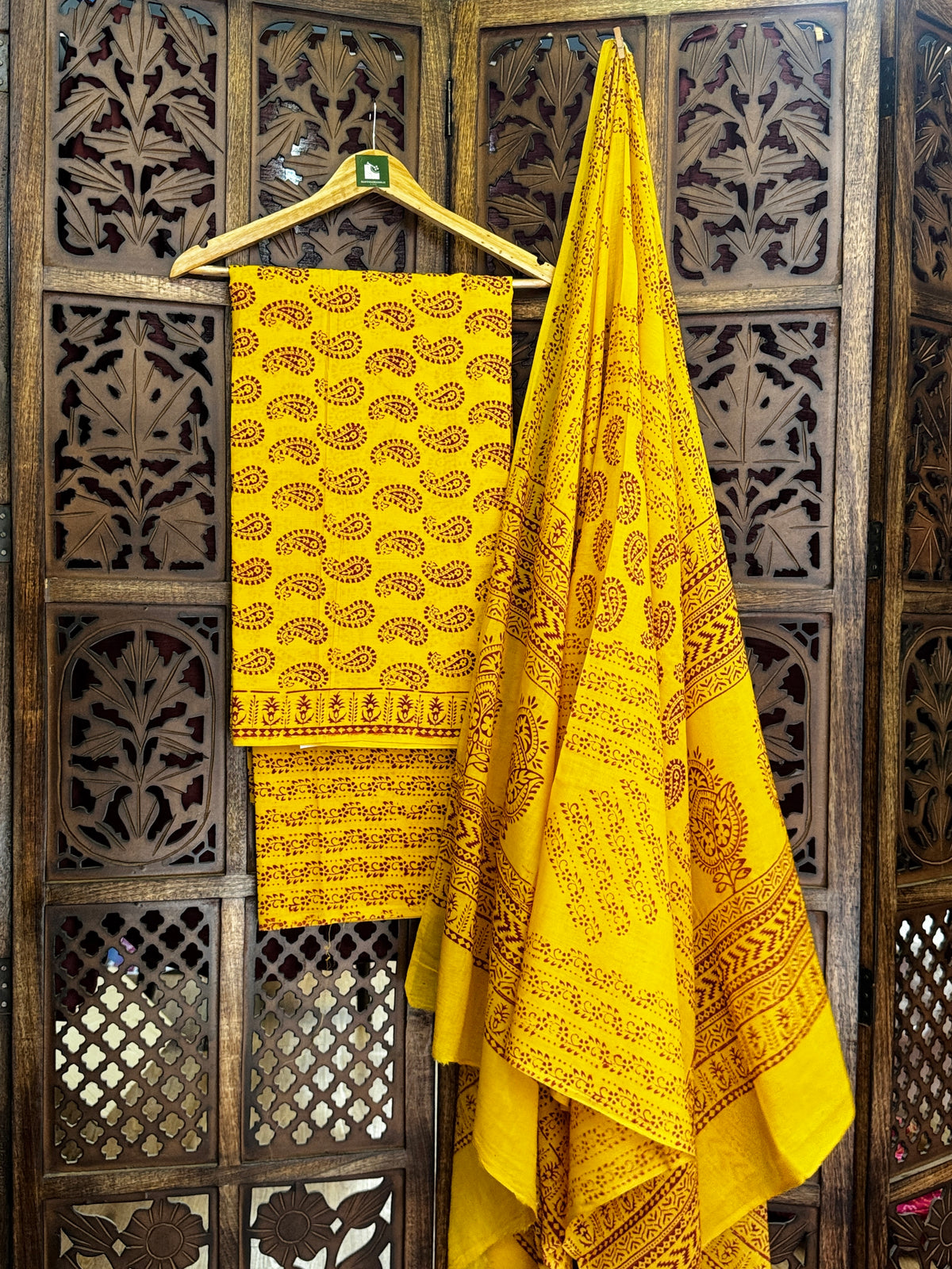 Bagh Handblock Cotton Suit