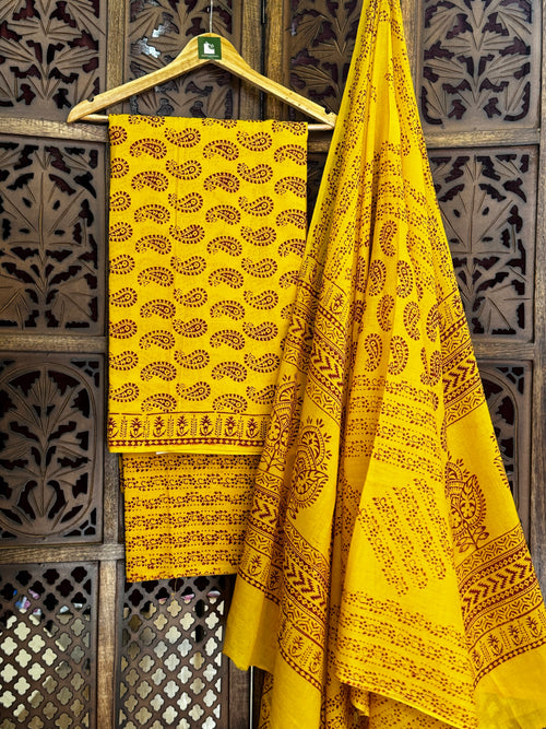 Bagh Handblock Cotton Suit
