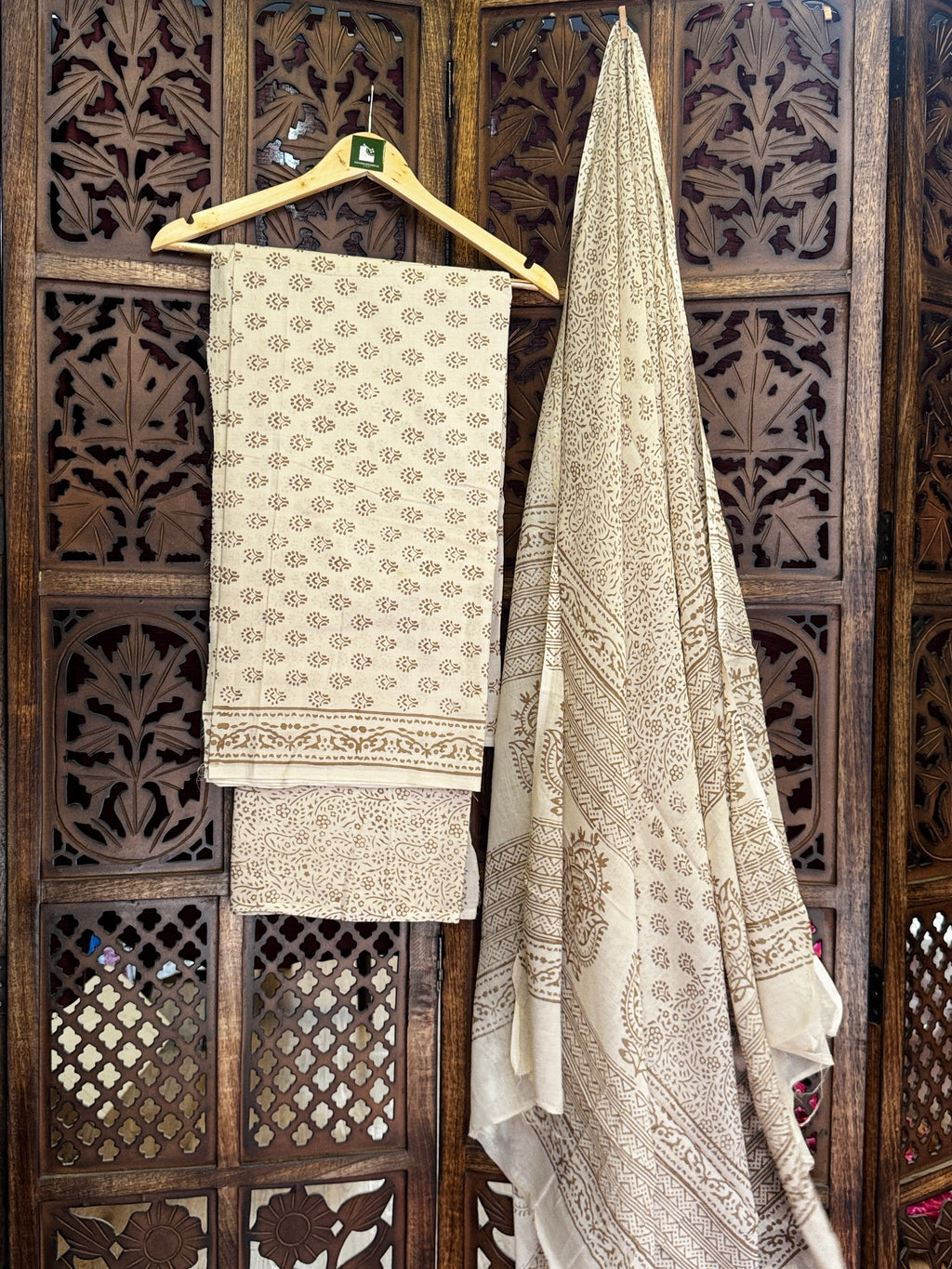 Bagh Handblock Cotton Suit