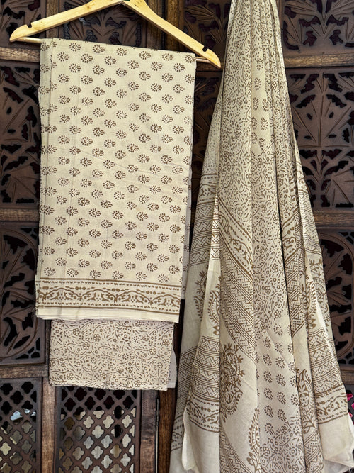 Bagh Handblock Cotton Suit