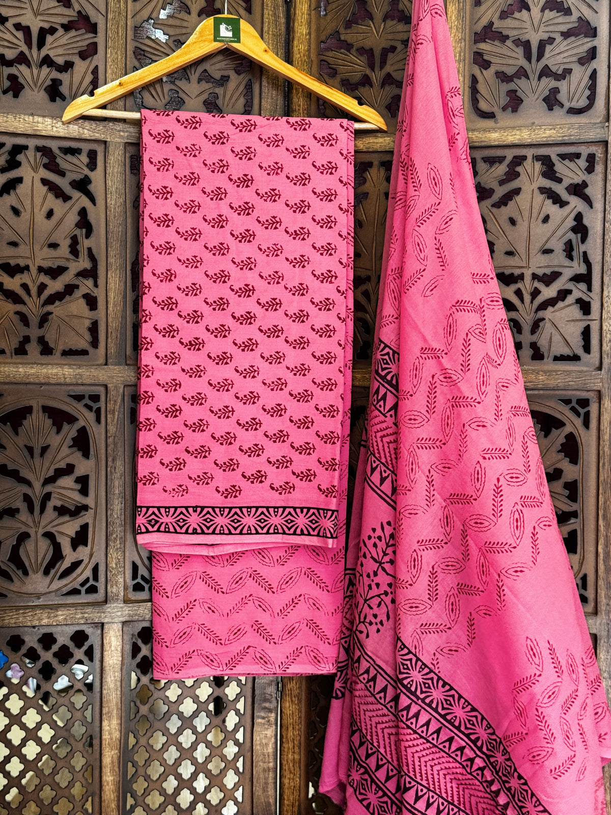 Bagh Handblock Cotton Suit