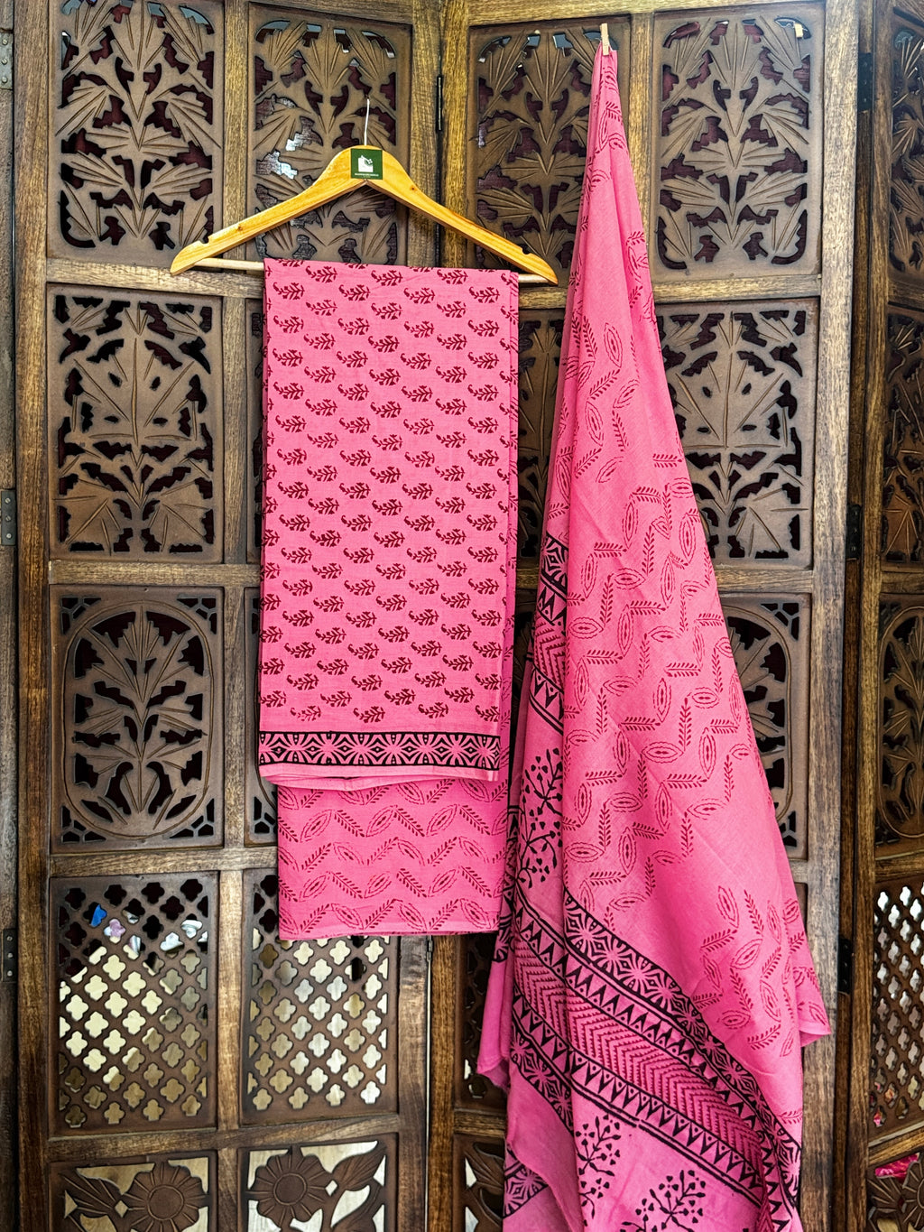 Bagh Handblock Cotton Suit