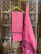 Bagh Handblock Cotton Suit