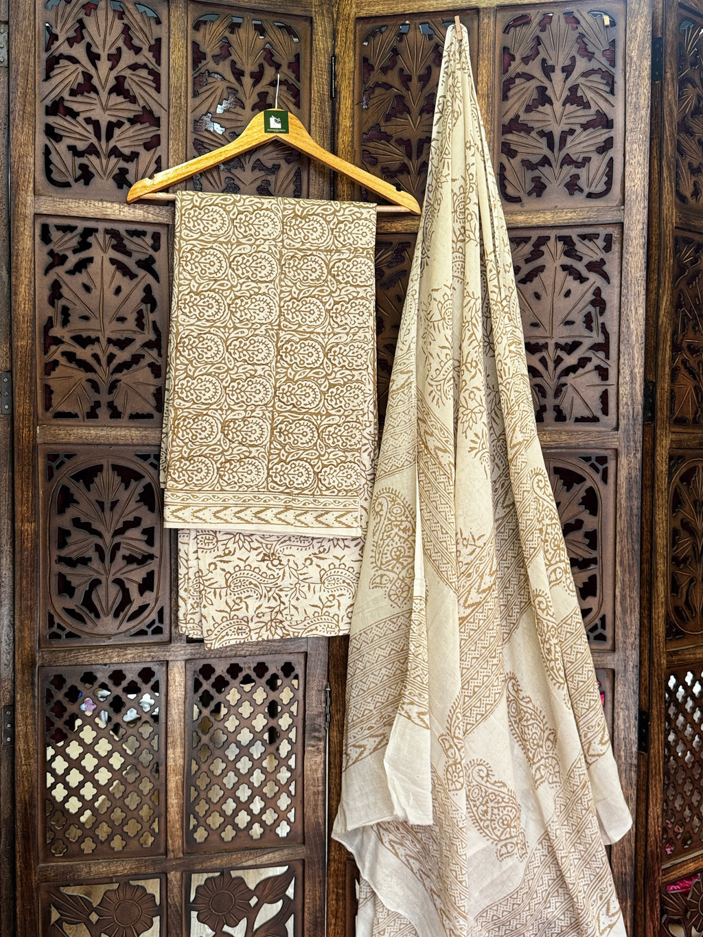 Bagh Handblock Cotton Suit