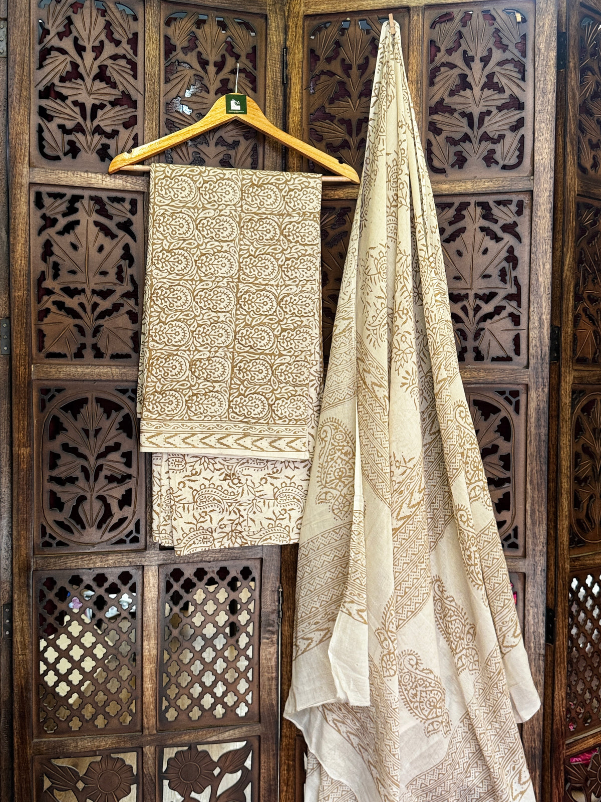 Bagh Handblock Cotton Suit